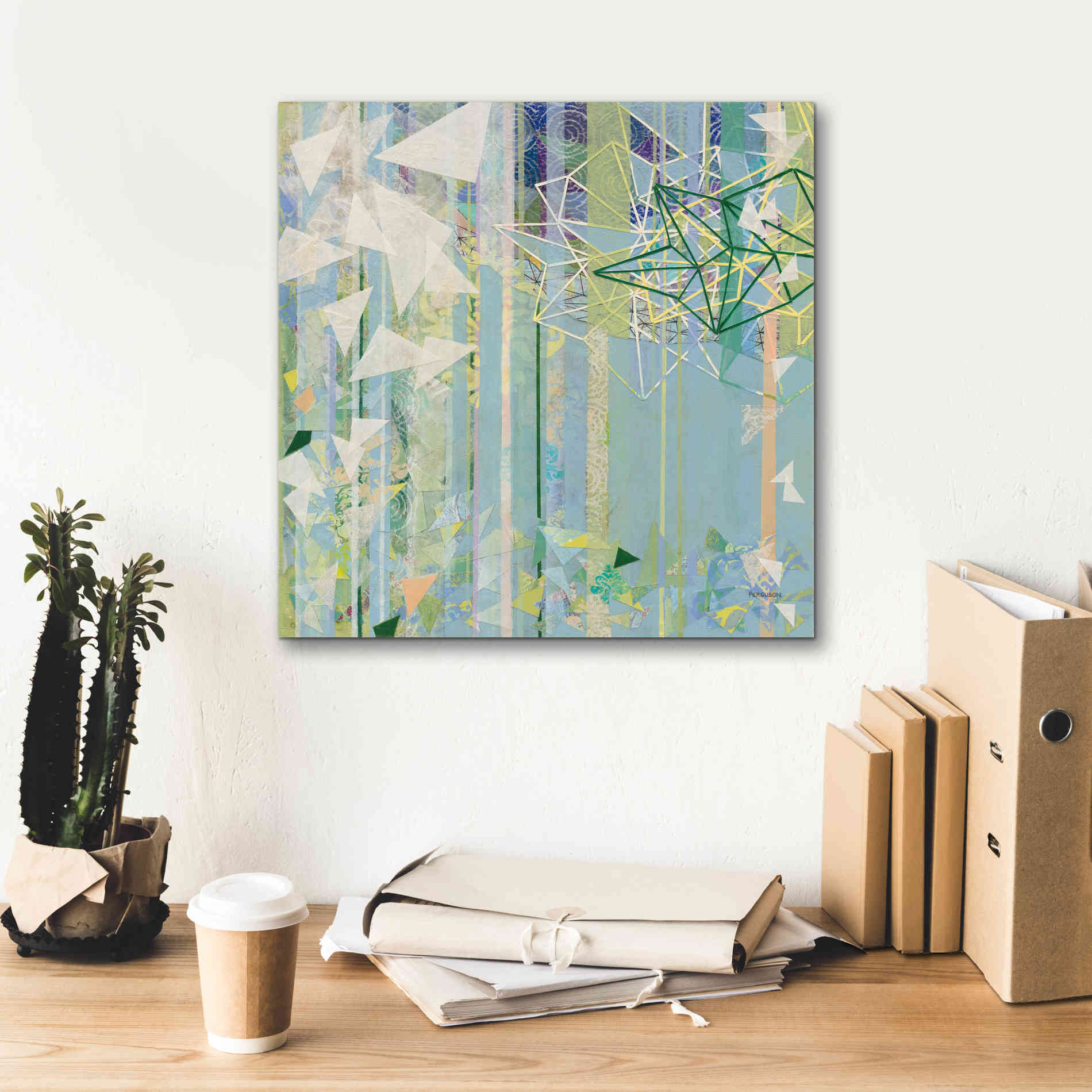 'Hanging Around I' by Kathy Ferguson, Canvas Wall Art,18 x 18
