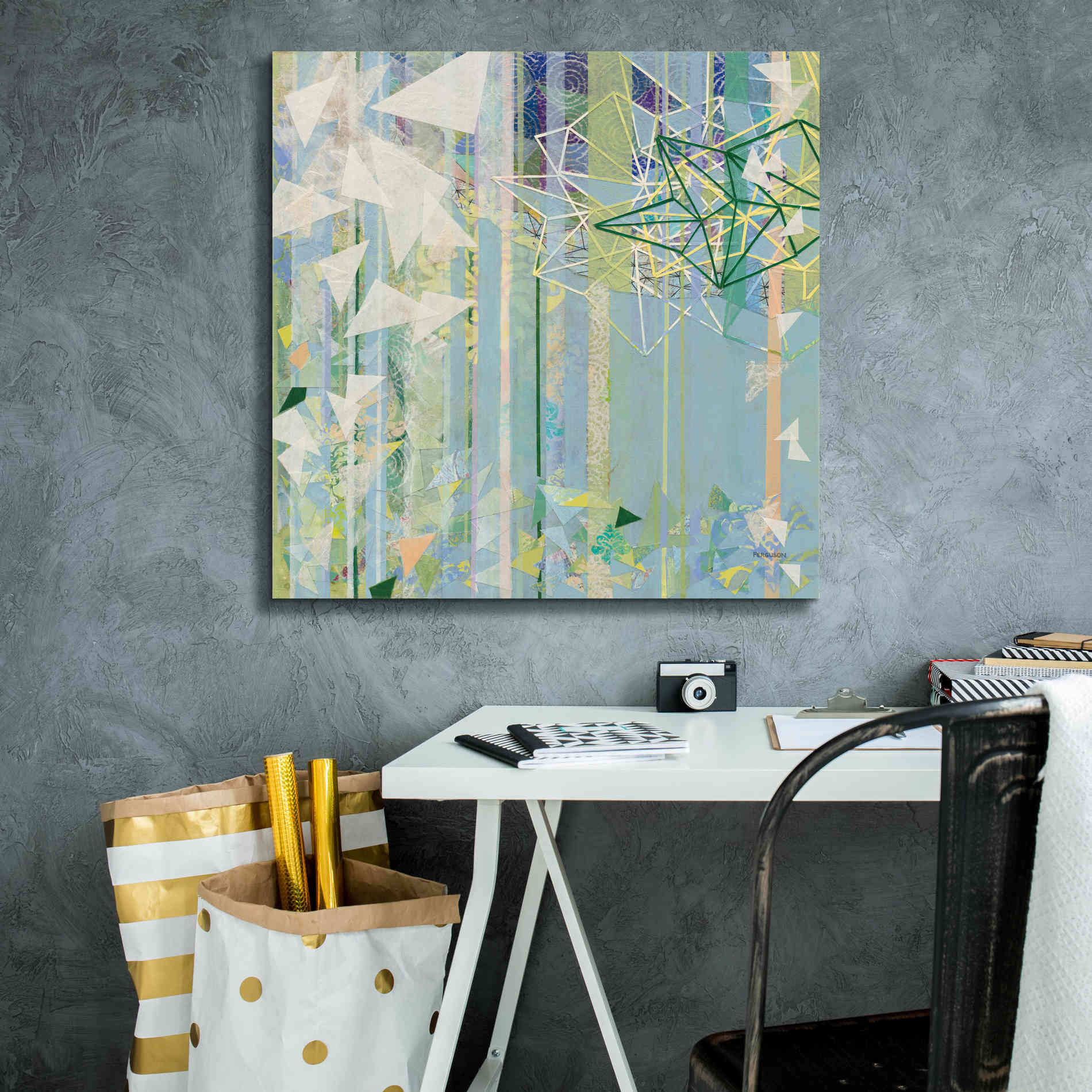 'Hanging Around I' by Kathy Ferguson, Canvas Wall Art,26 x 26