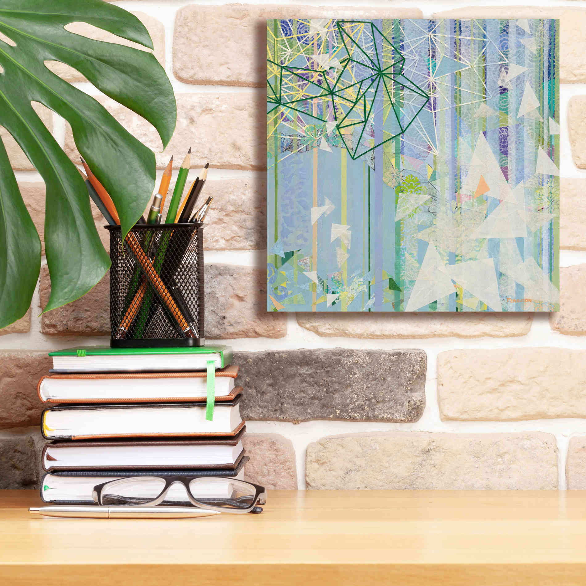 'Hanging Around II' by Kathy Ferguson, Canvas Wall Art,12 x 12