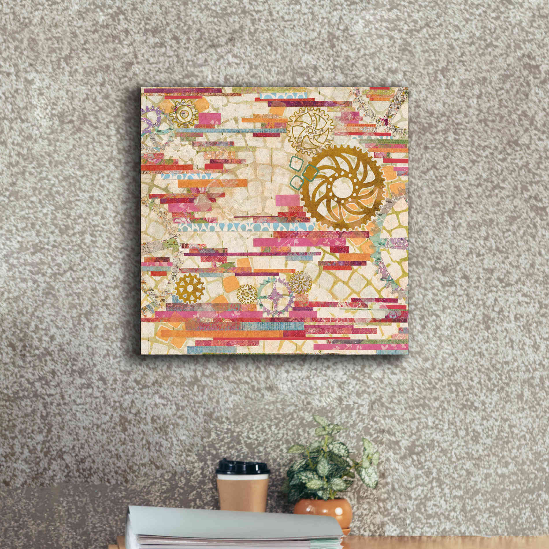 'EU Timetable I on White' by Kathy Ferguson, Canvas Wall Art,18 x 18