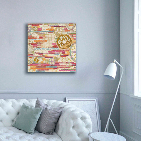 Image of 'EU Timetable I on White' by Kathy Ferguson, Canvas Wall Art,37 x 37