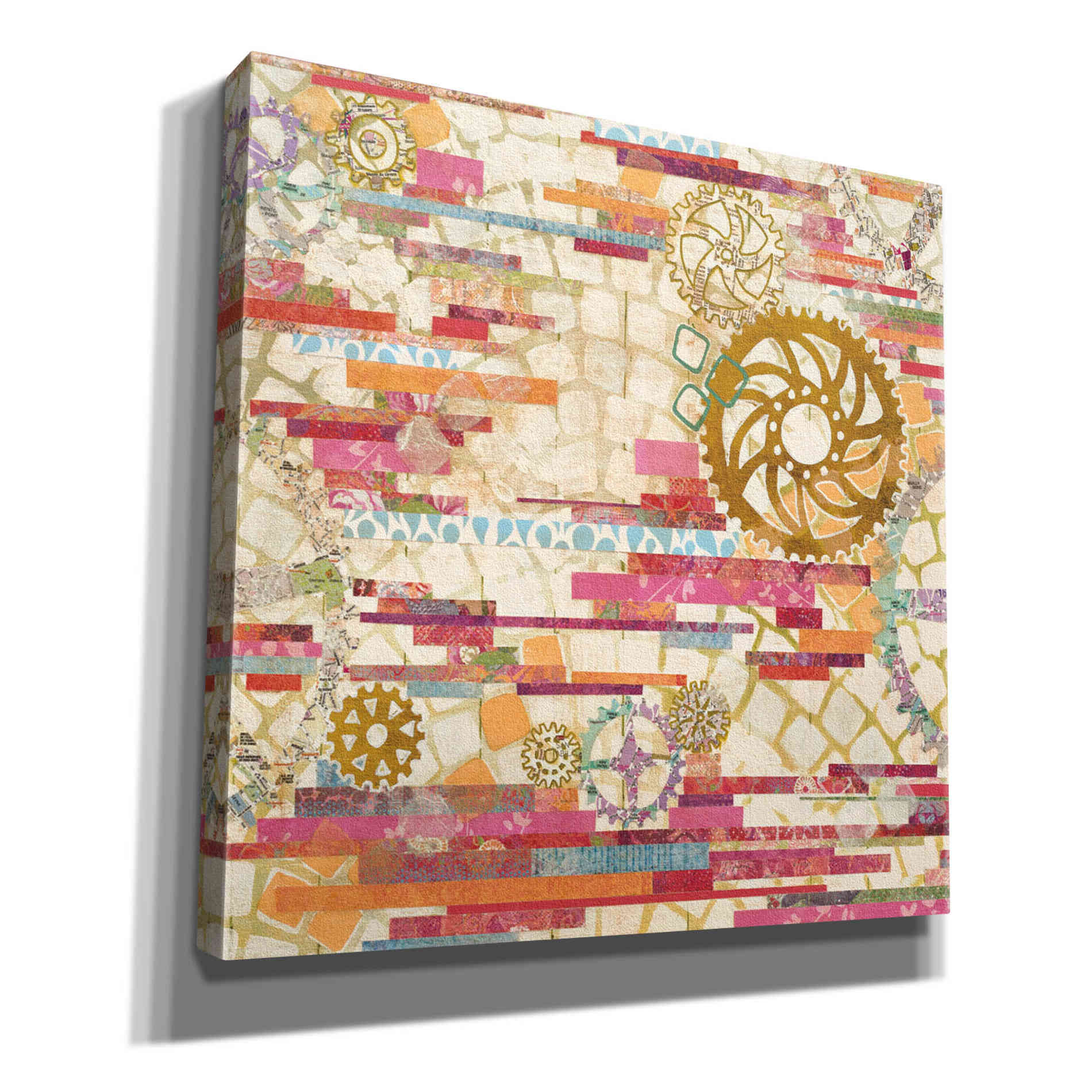 'EU Timetable I on White' by Kathy Ferguson, Canvas Wall Art