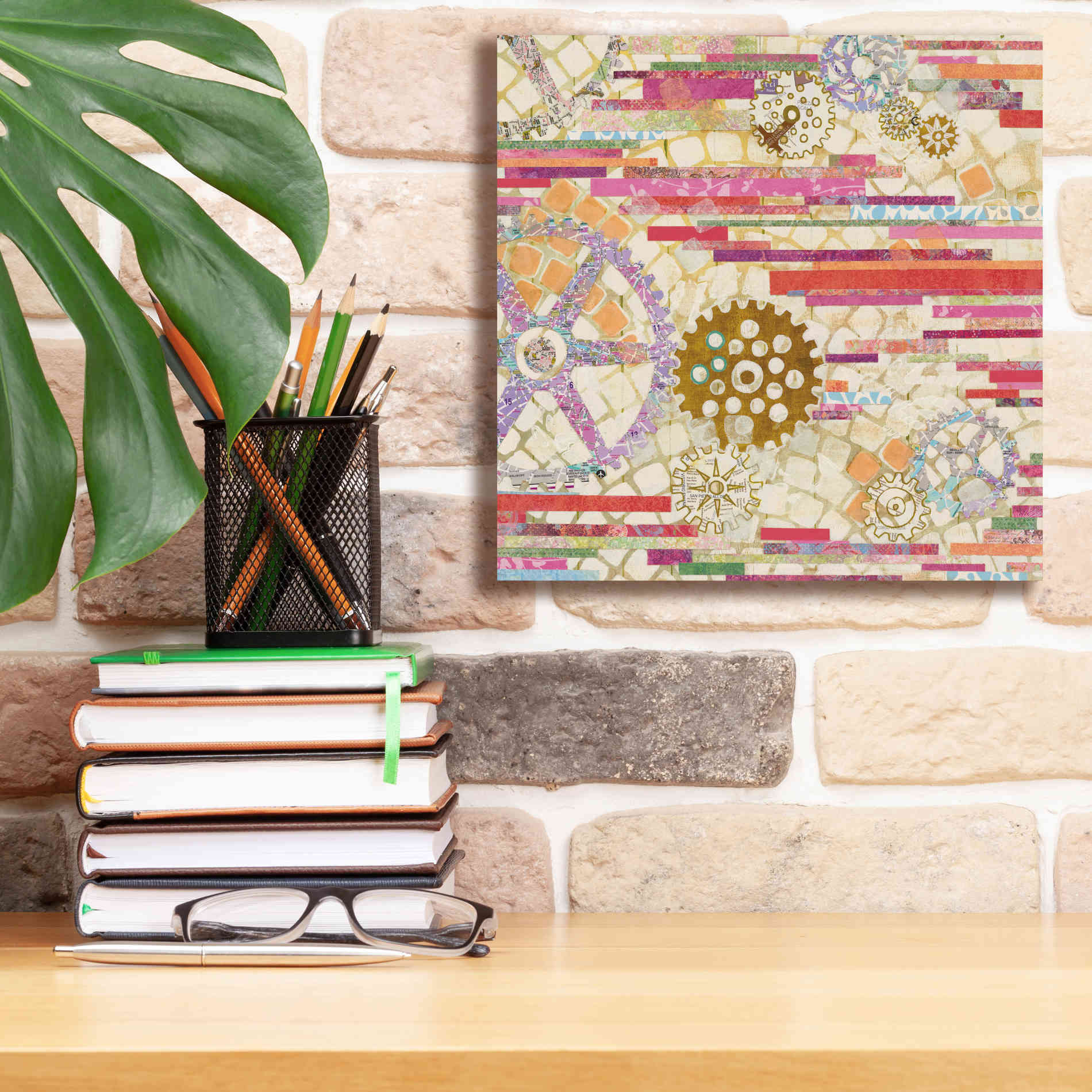 'EU Timetable II on White' by Kathy Ferguson, Canvas Wall Art,12 x 12