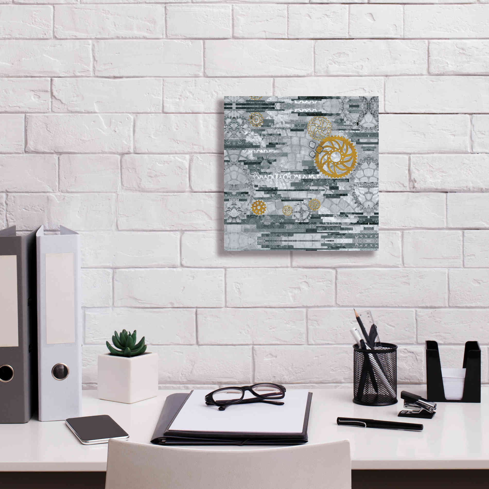 'EU Timetable I BW' by Kathy Ferguson, Canvas Wall Art,12 x 12