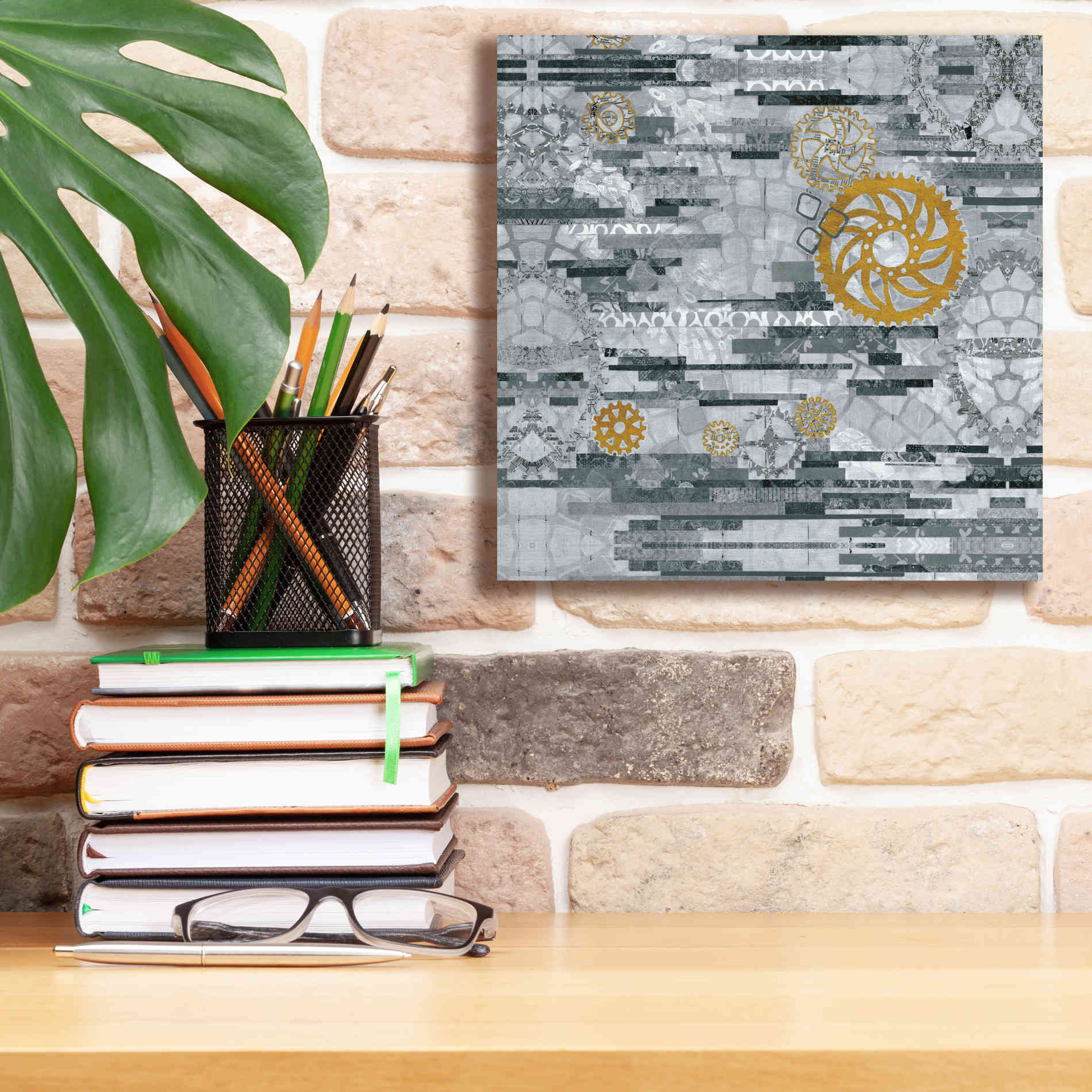 'EU Timetable I BW' by Kathy Ferguson, Canvas Wall Art,12 x 12