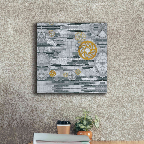 Image of 'EU Timetable I BW' by Kathy Ferguson, Canvas Wall Art,18 x 18