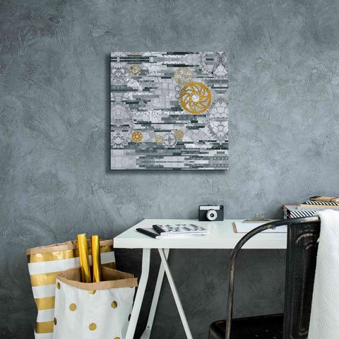 Image of 'EU Timetable I BW' by Kathy Ferguson, Canvas Wall Art,18 x 18
