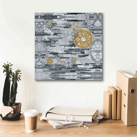 Image of 'EU Timetable I BW' by Kathy Ferguson, Canvas Wall Art,18 x 18