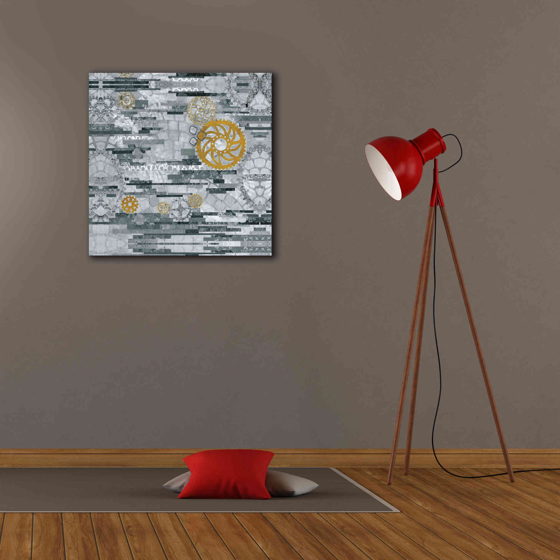 'EU Timetable I BW' by Kathy Ferguson, Canvas Wall Art,26 x 26