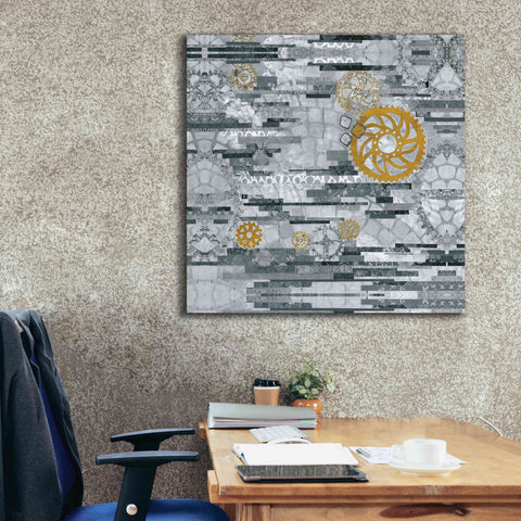 Image of 'EU Timetable I BW' by Kathy Ferguson, Canvas Wall Art,37 x 37