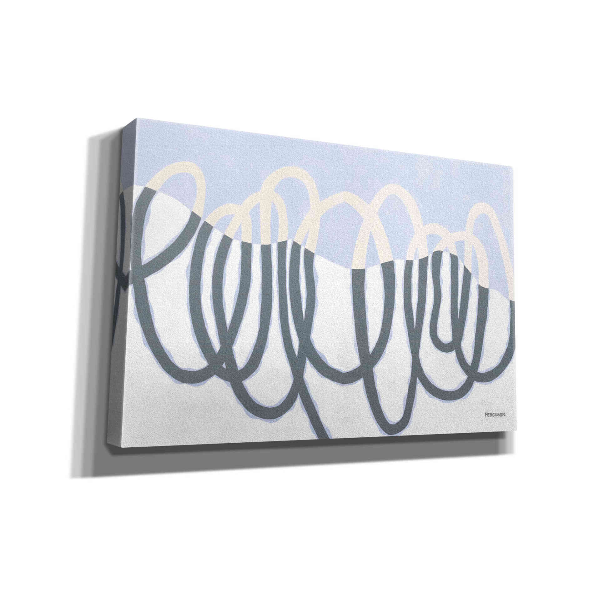'Loops III' by Kathy Ferguson, Canvas Wall Art