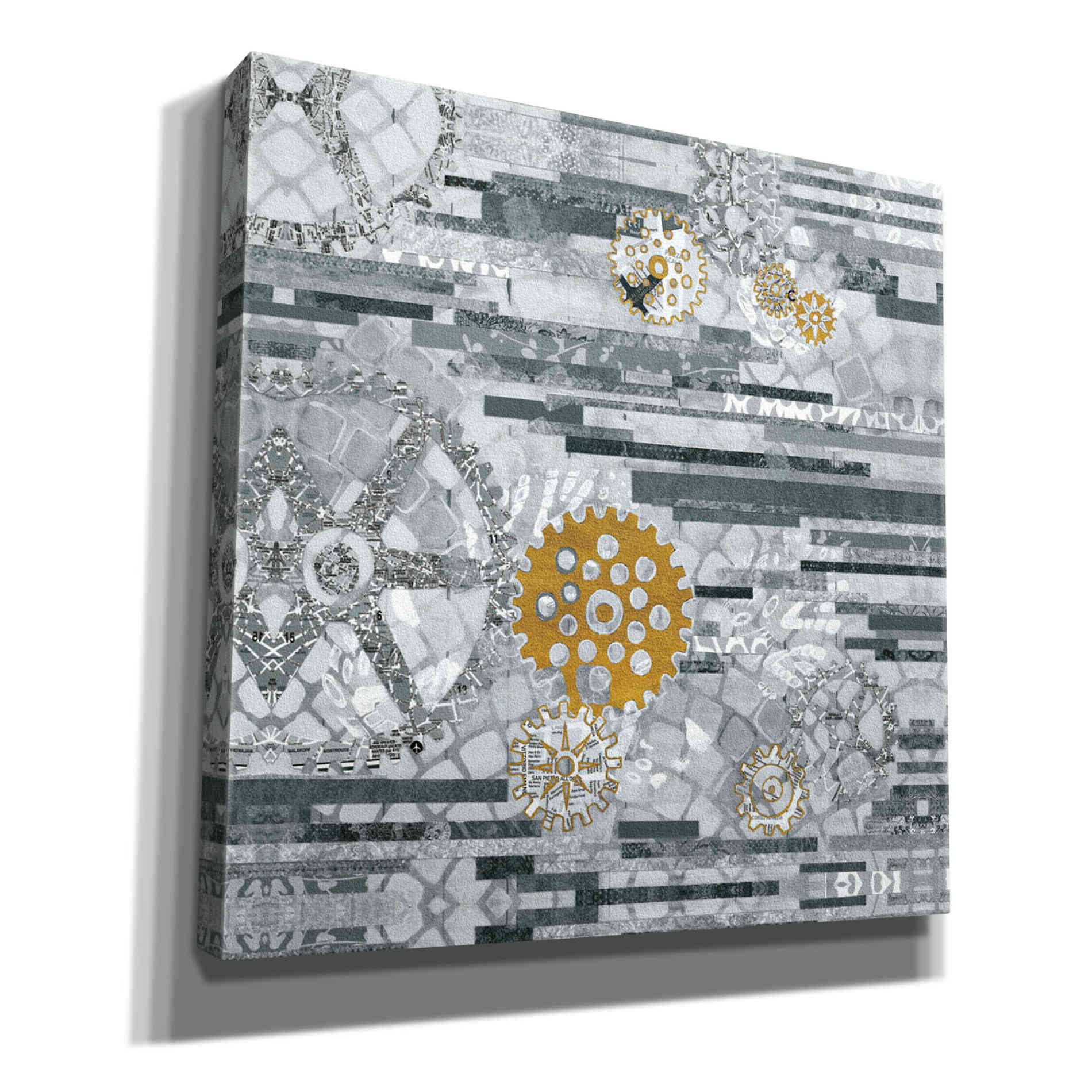 'EU Timetable II BW' by Kathy Ferguson, Canvas Wall Art