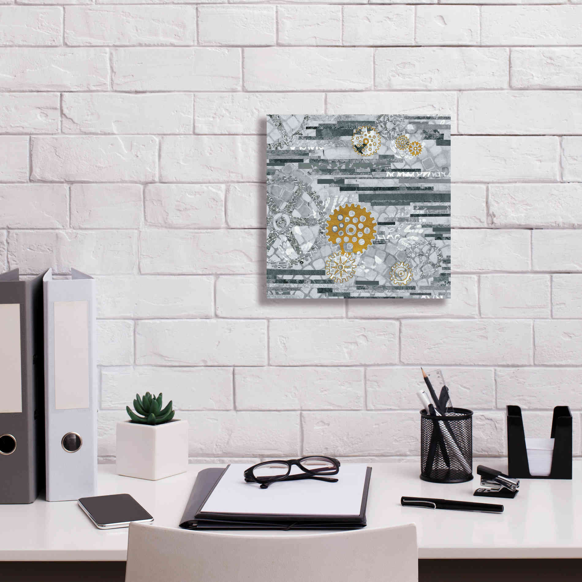 'Abstract Layers IV' by Kathy Ferguson, Canvas Wall Art,12 x 12