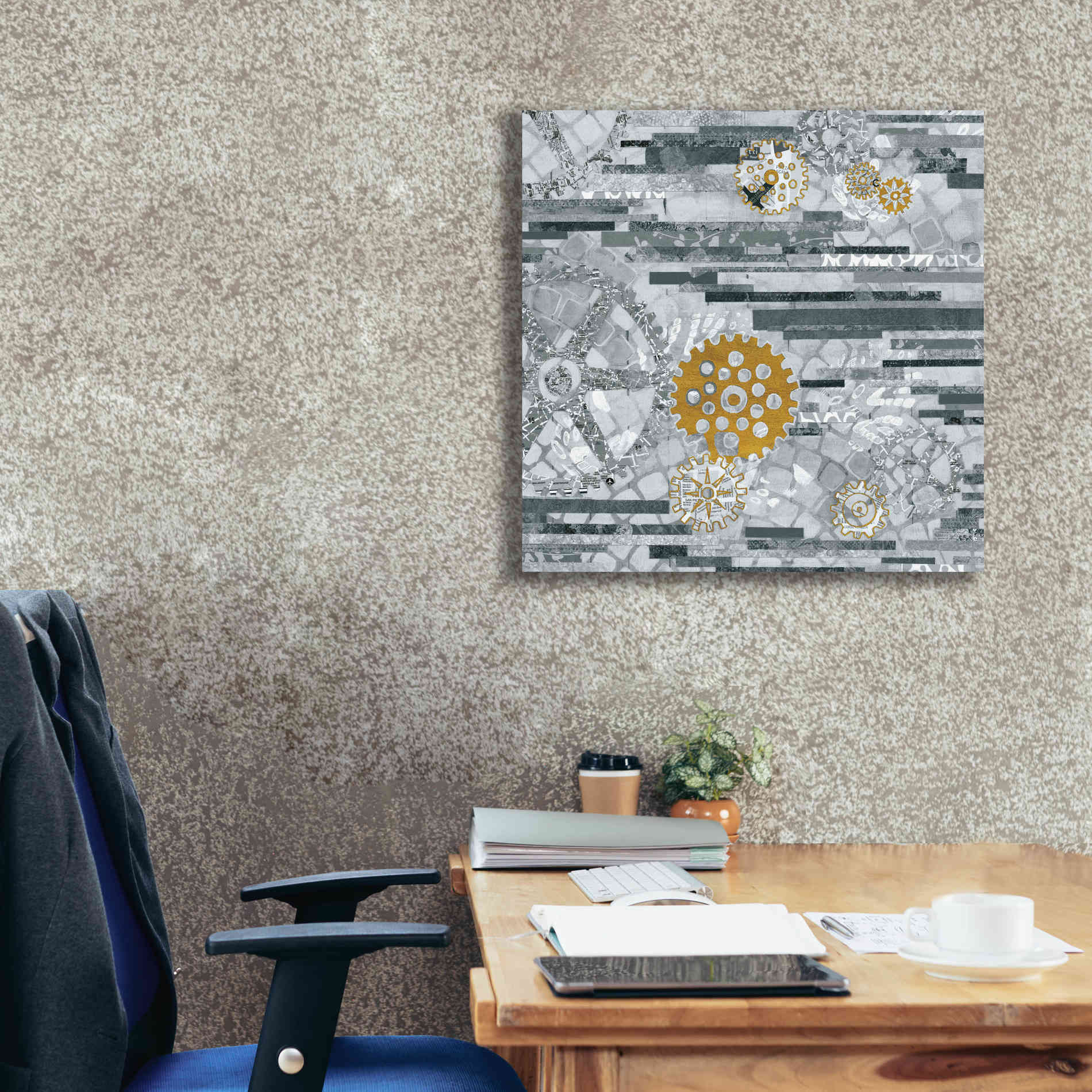 'Abstract Layers IV' by Kathy Ferguson, Canvas Wall Art,26 x 26