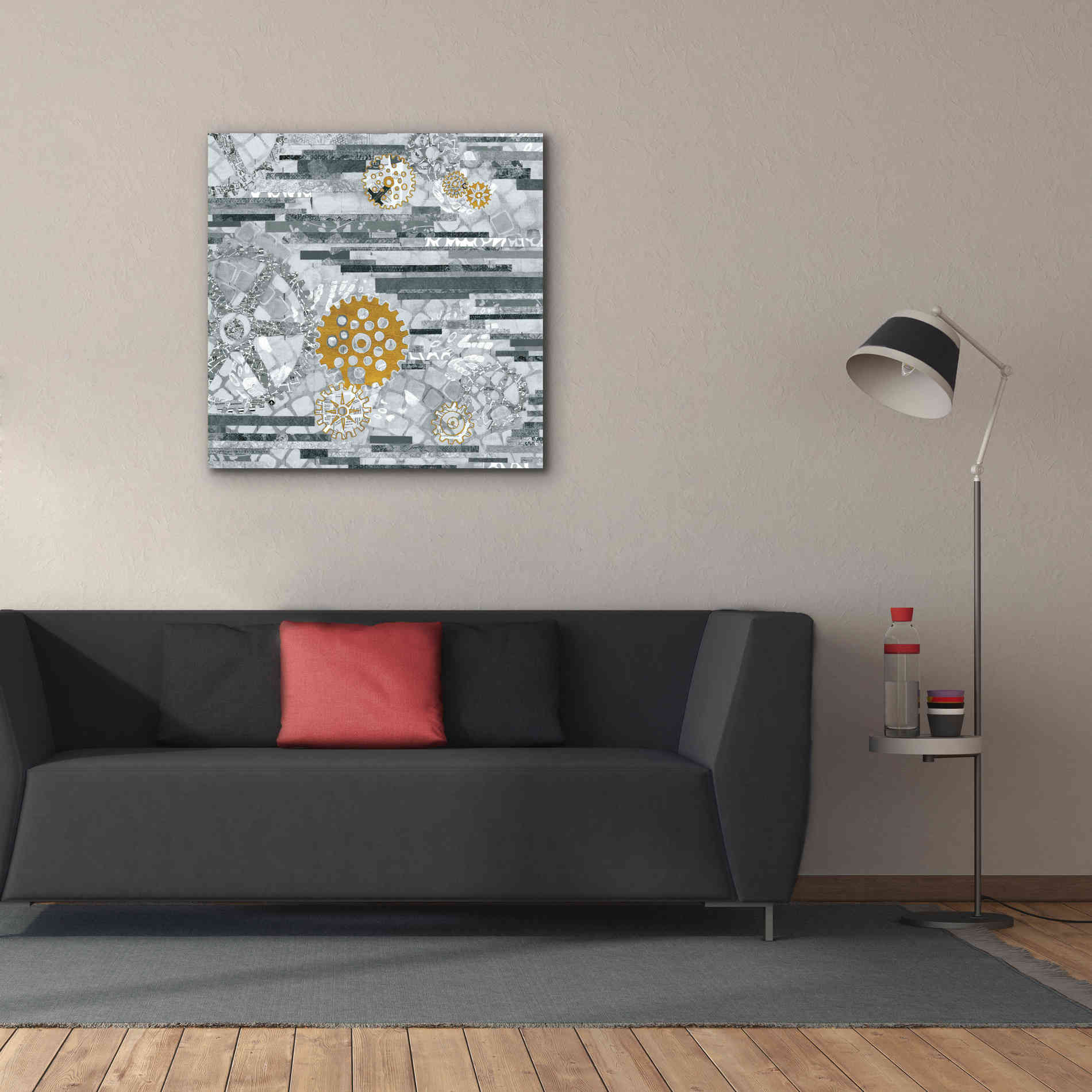 'Abstract Layers IV' by Kathy Ferguson, Canvas Wall Art,37 x 37