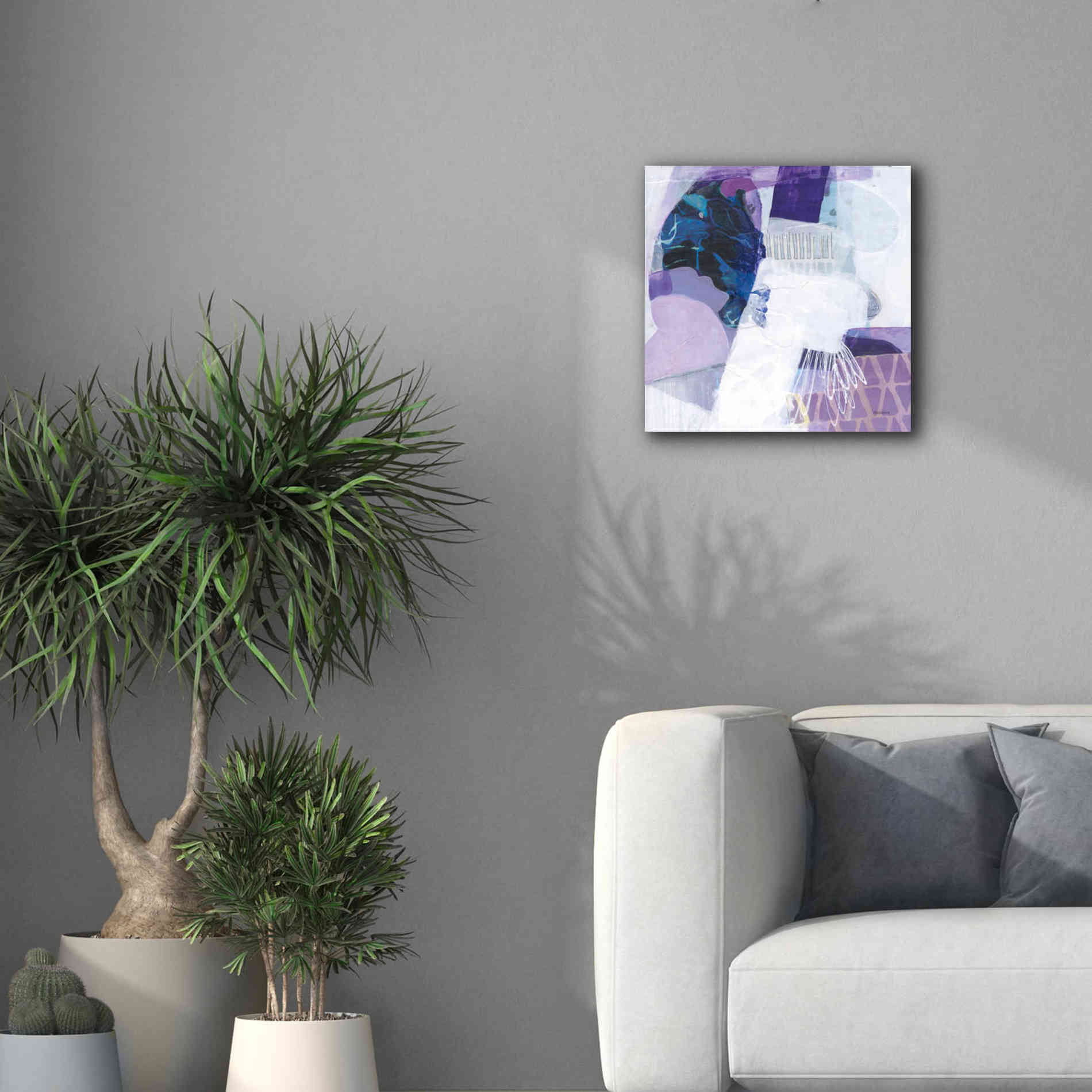 'Abstract Layers III' by Kathy Ferguson, Canvas Wall Art,18 x 18