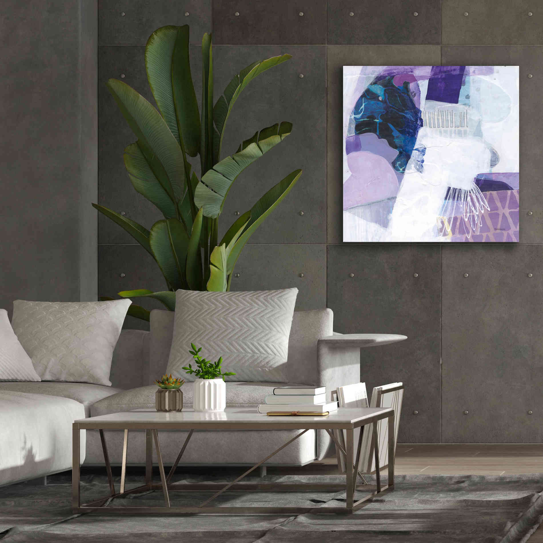 'Abstract Layers III' by Kathy Ferguson, Canvas Wall Art,37 x 37