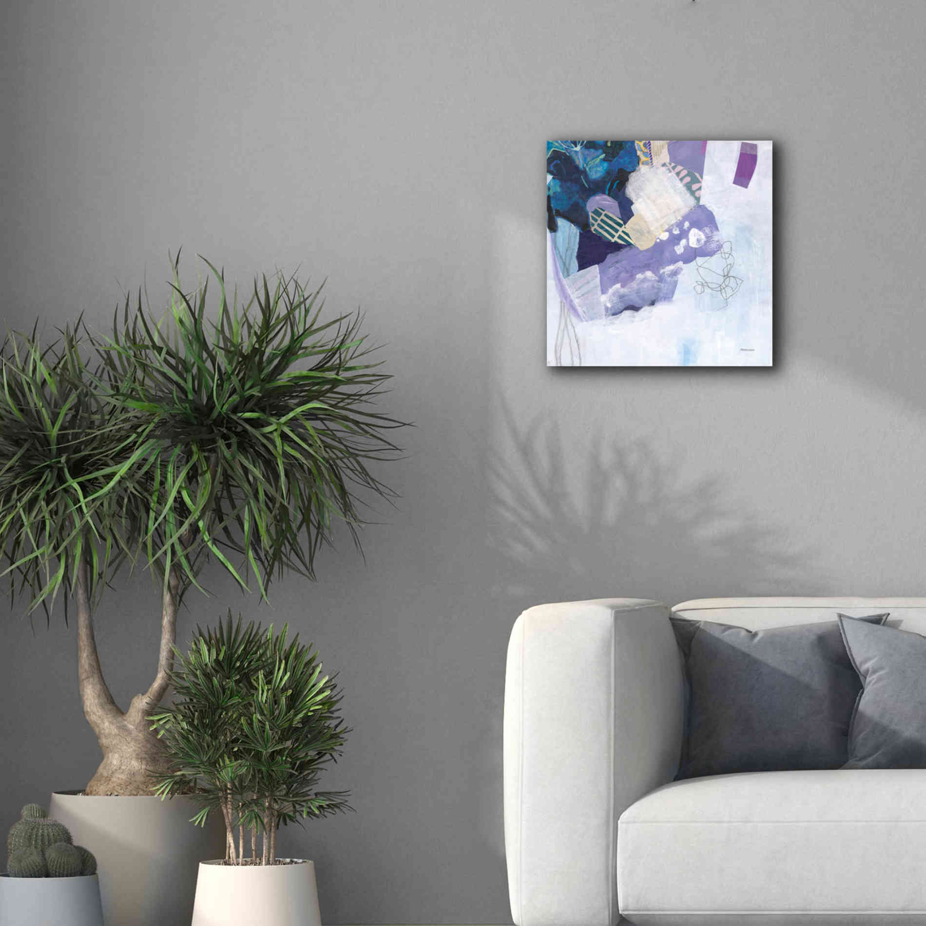 'Abstract Layers II' by Kathy Ferguson, Canvas Wall Art,18 x 18