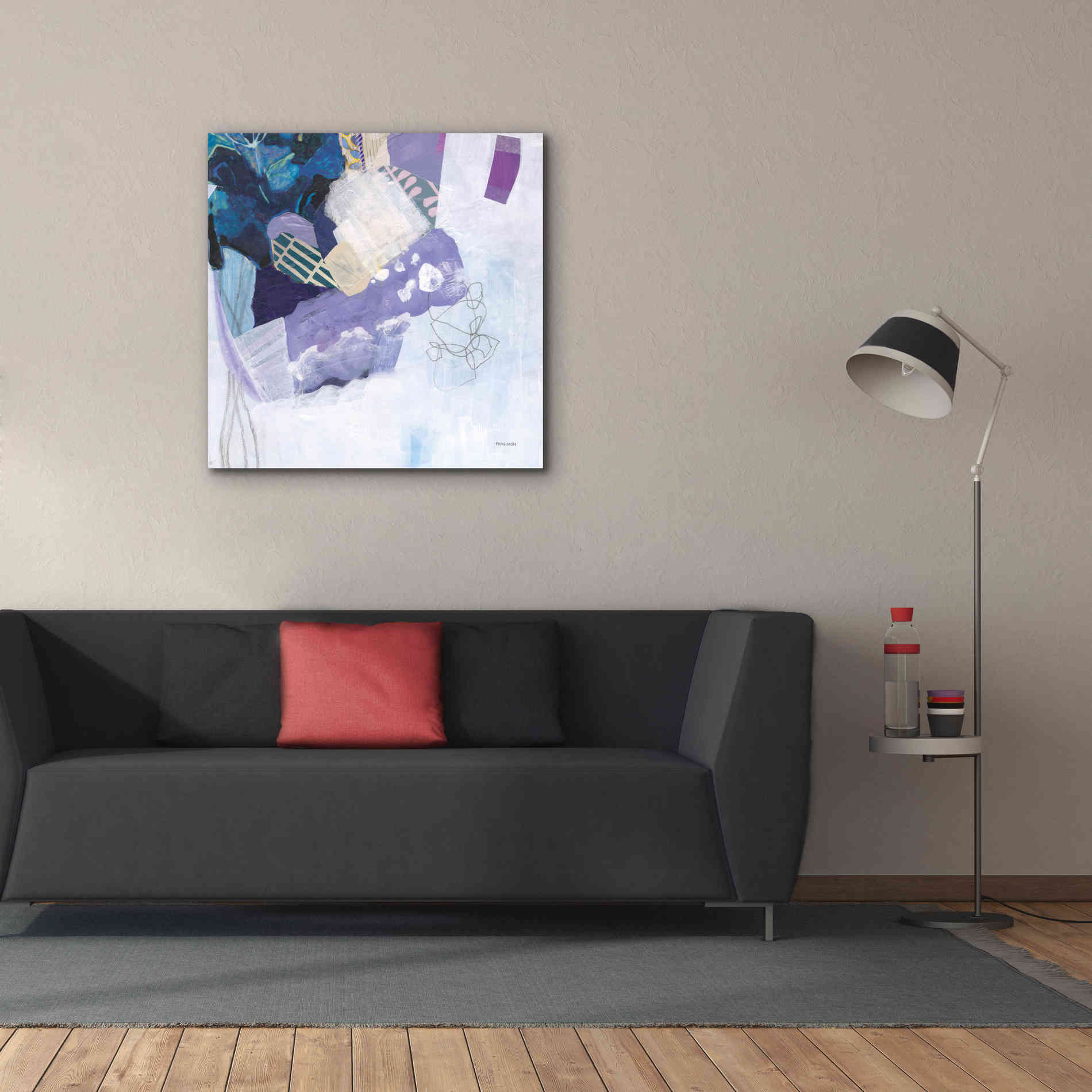 'Abstract Layers II' by Kathy Ferguson, Canvas Wall Art,37 x 37