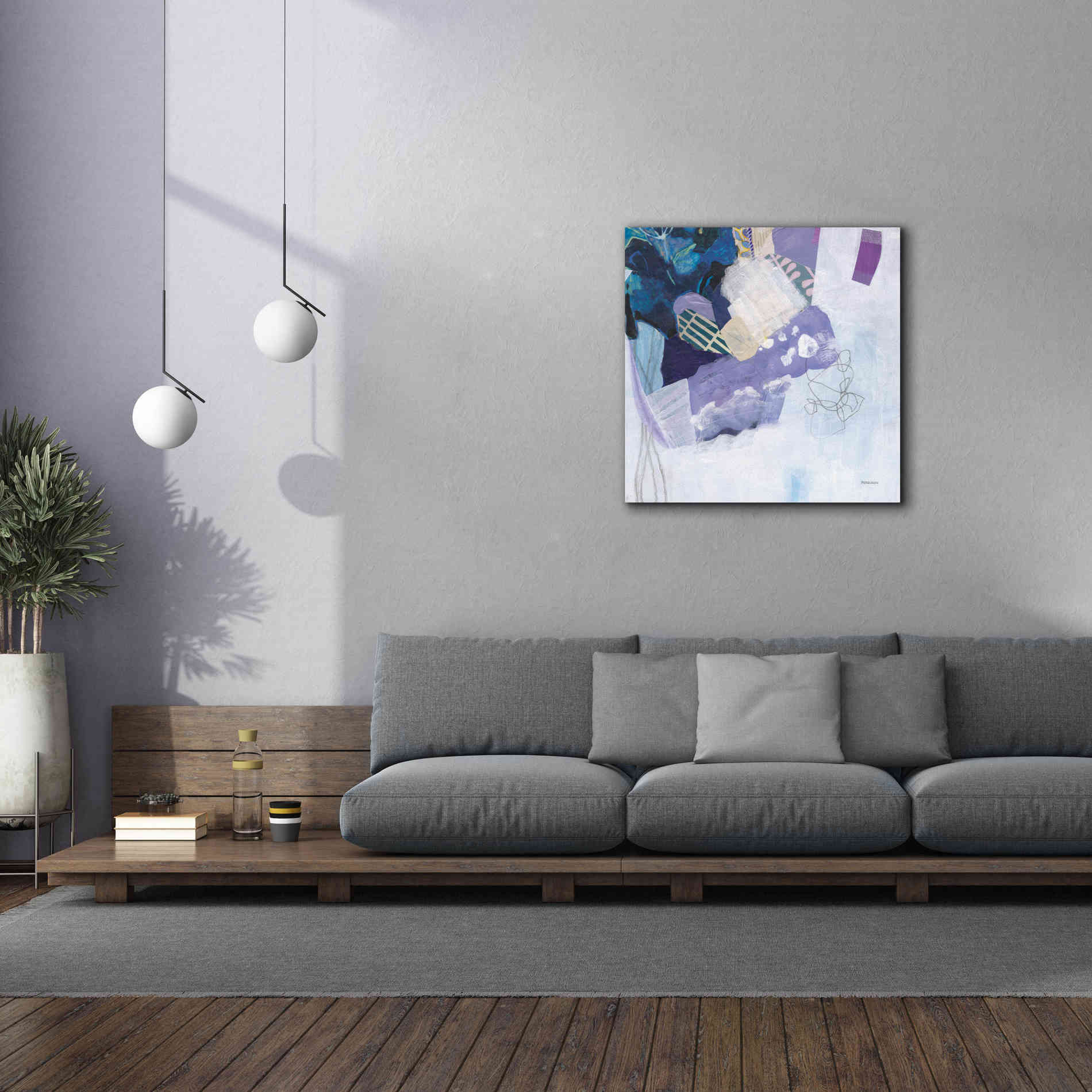 'Abstract Layers II' by Kathy Ferguson, Canvas Wall Art,37 x 37