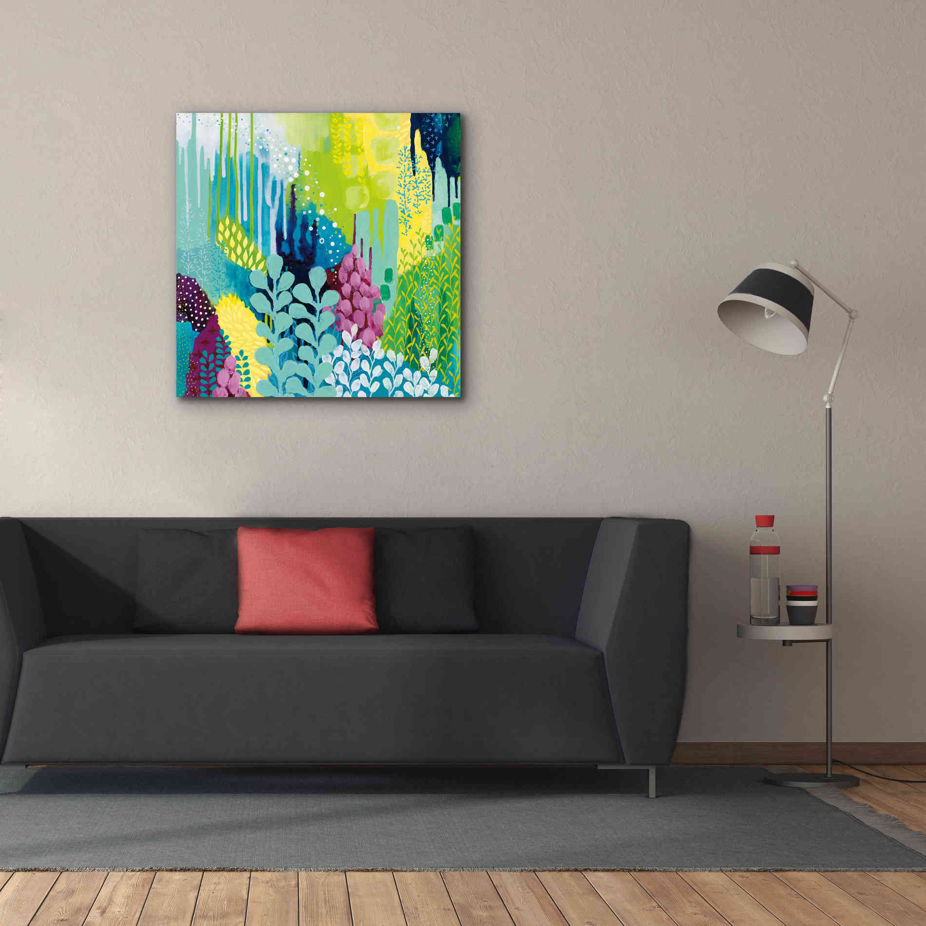 'Jewel Forest II' by Kathy Ferguson, Canvas Wall Art,37 x 37
