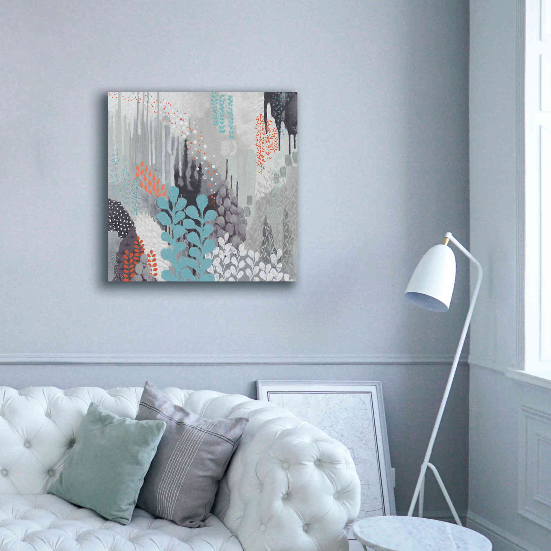 'Gray Forest II' by Kathy Ferguson, Canvas Wall Art,37 x 37