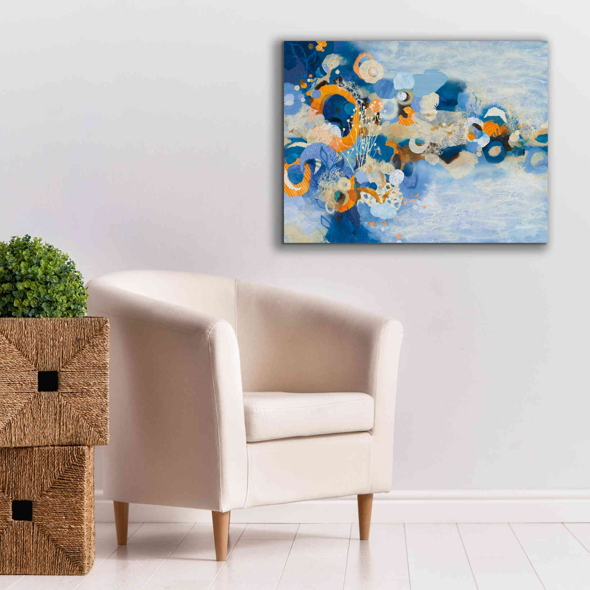 'Nantucket Summer' by Kathy Ferguson, Canvas Wall Art,34 x 26