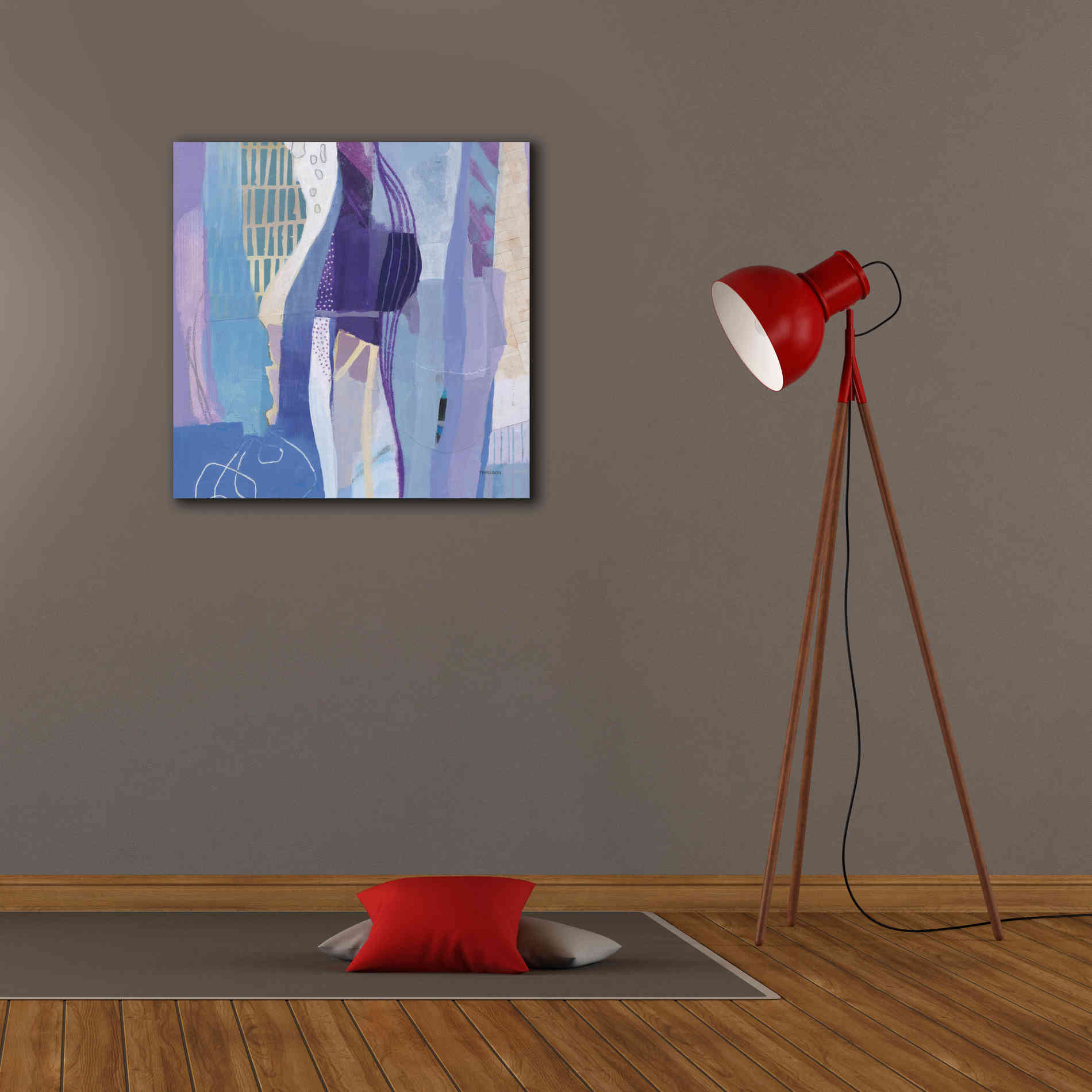 'Abstract Layers I' by Kathy Ferguson, Canvas Wall Art,26 x 26