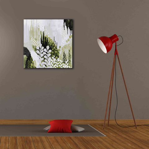 Image of 'BW Forest II with Green' by Kathy Ferguson, Canvas Wall Art,26 x 26