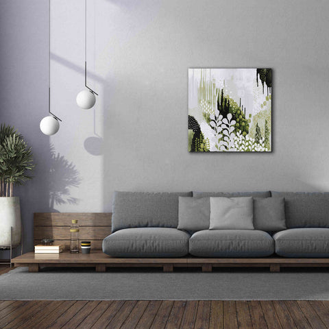 Image of 'BW Forest II with Green' by Kathy Ferguson, Canvas Wall Art,37 x 37