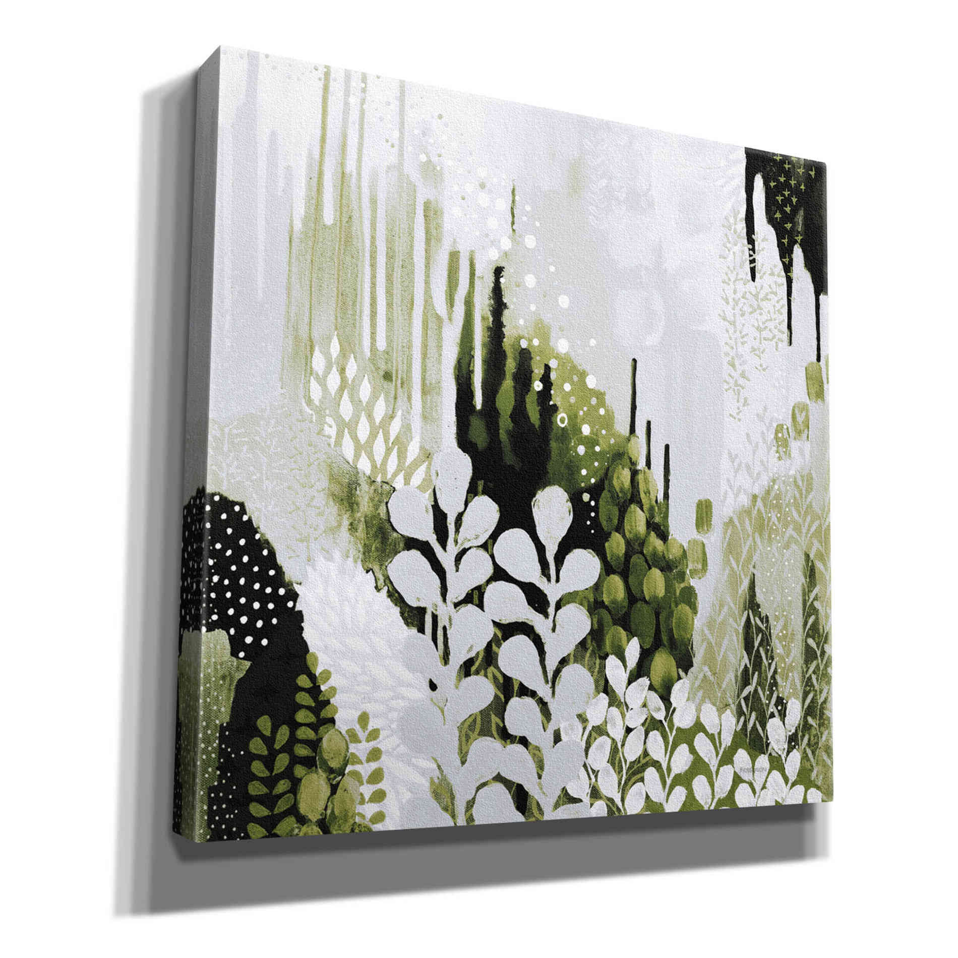 'BW Forest II with Green' by Kathy Ferguson, Canvas Wall Art