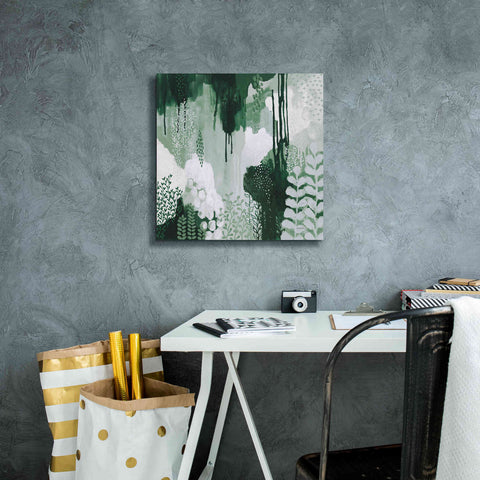 Image of 'Light Green Forest I' by Kathy Ferguson, Canvas Wall Art,18 x 18