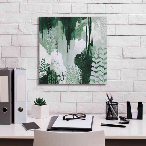 Image of 'Light Green Forest I' by Kathy Ferguson, Canvas Wall Art,18 x 18