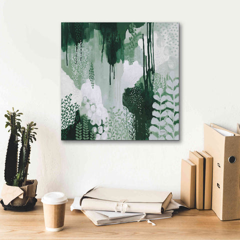 Image of 'Light Green Forest I' by Kathy Ferguson, Canvas Wall Art,18 x 18