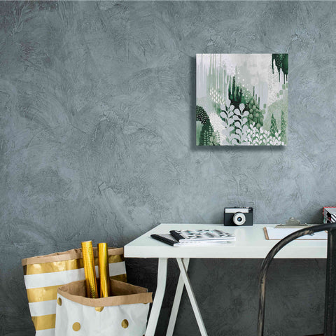 Image of 'Light Green Forest II' by Kathy Ferguson, Canvas Wall Art,12 x 12