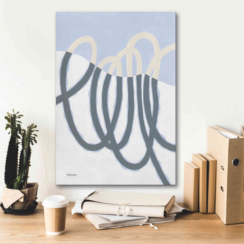 Image of 'Loops I' by Kathy Ferguson, Canvas Wall Art,18 x 26
