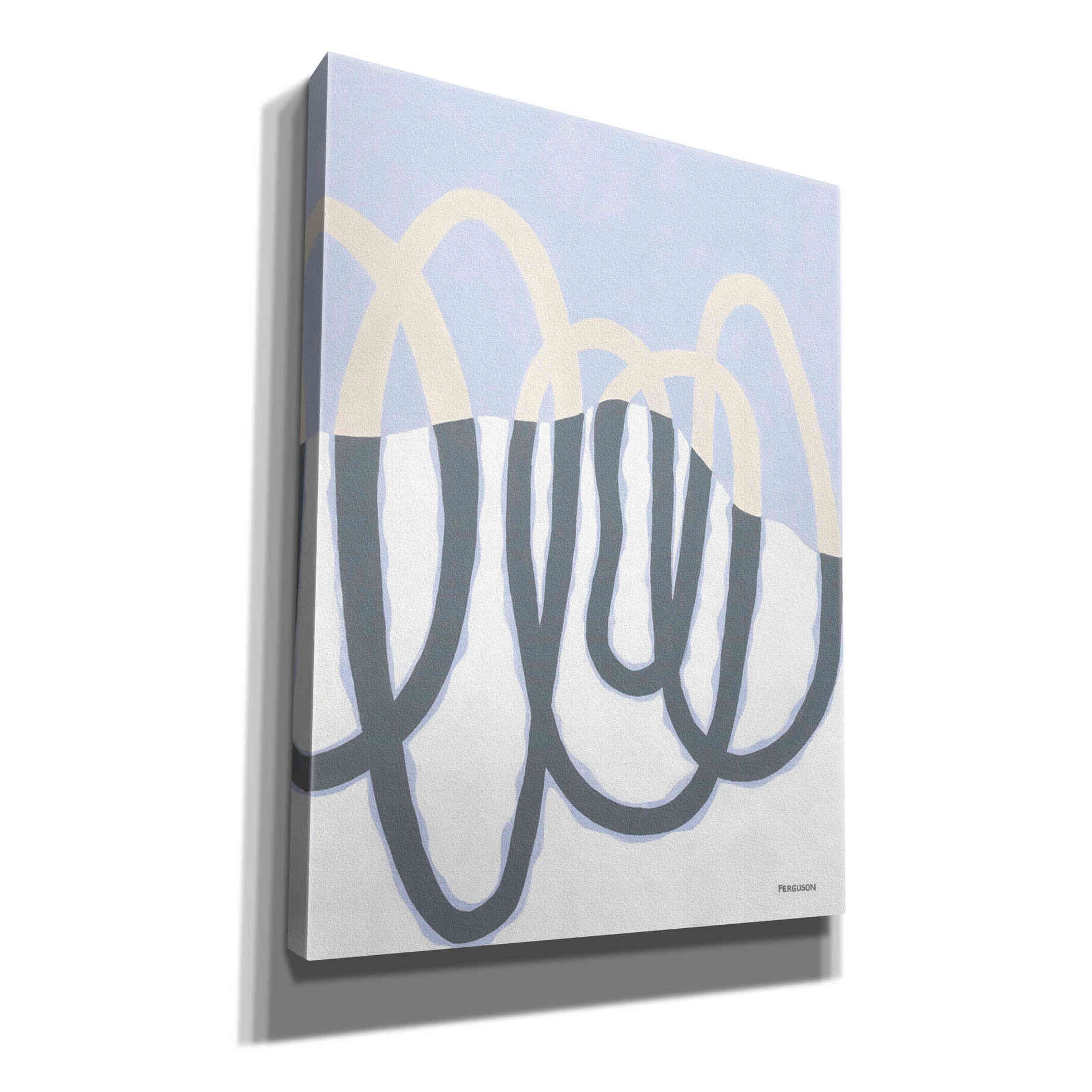 'Loops II' by Kathy Ferguson, Canvas Wall Art
