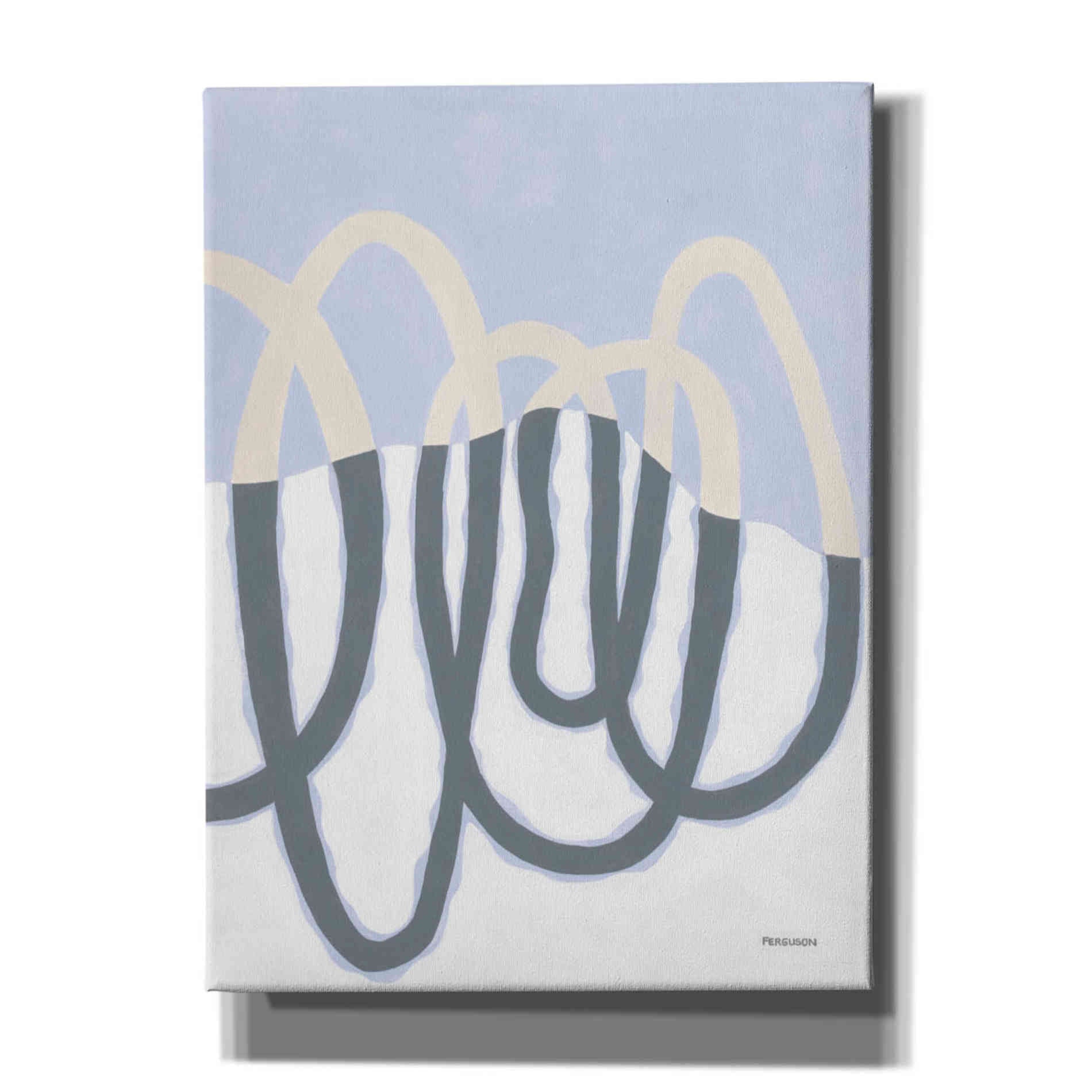 'Loops II' by Kathy Ferguson, Canvas Wall Art