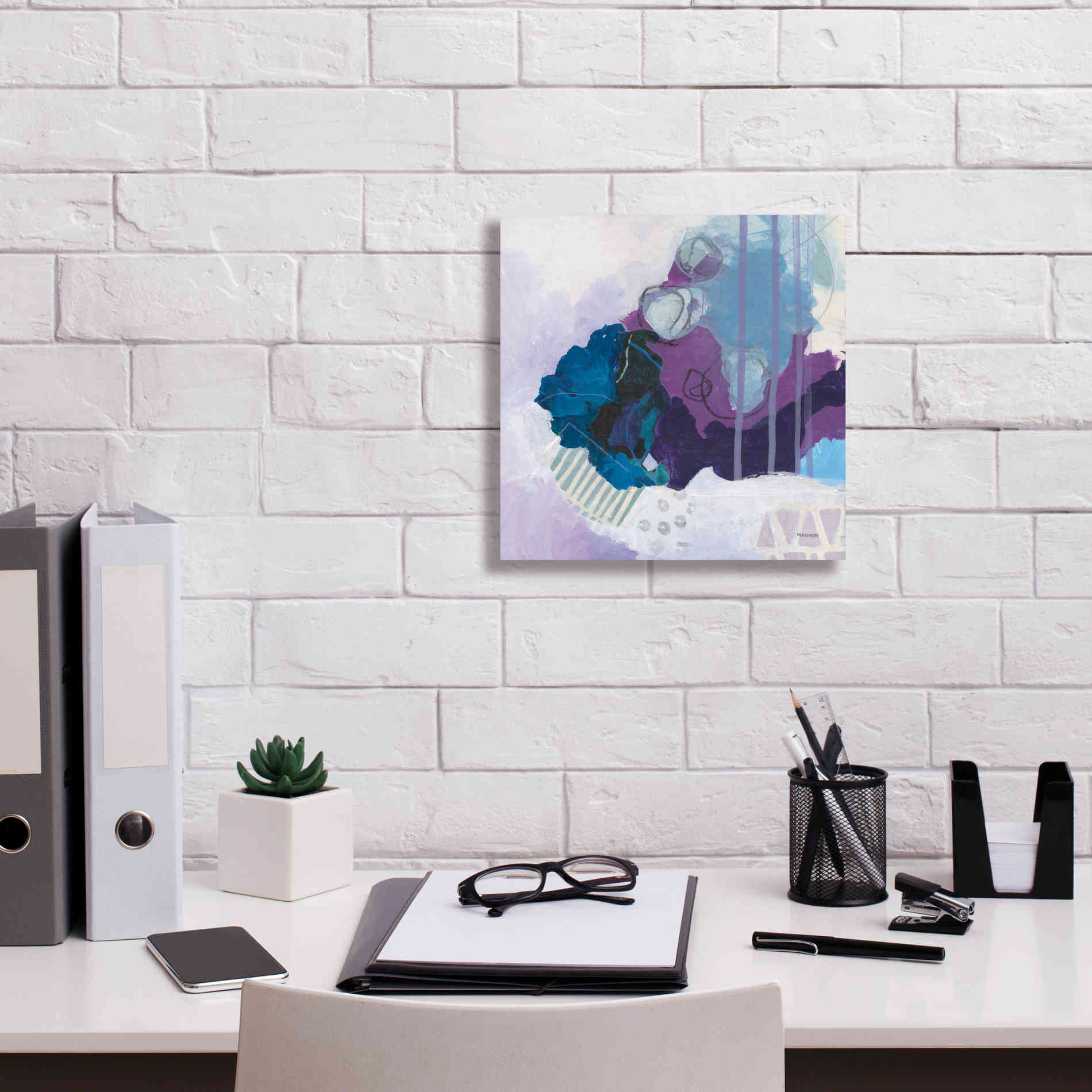 'Amethyst' by Kathy Ferguson, Canvas Wall Art,12 x 12