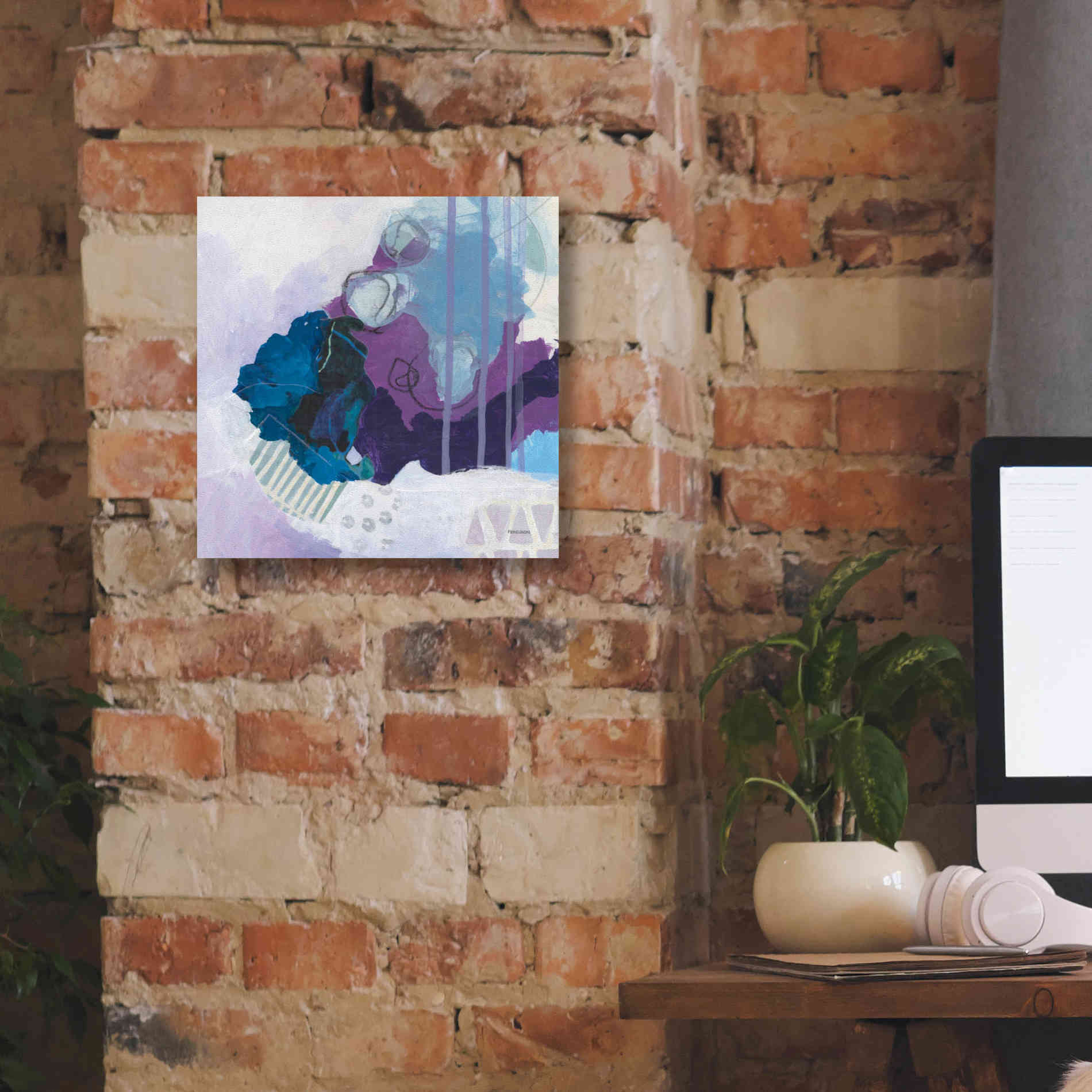 'Amethyst' by Kathy Ferguson, Canvas Wall Art,12 x 12