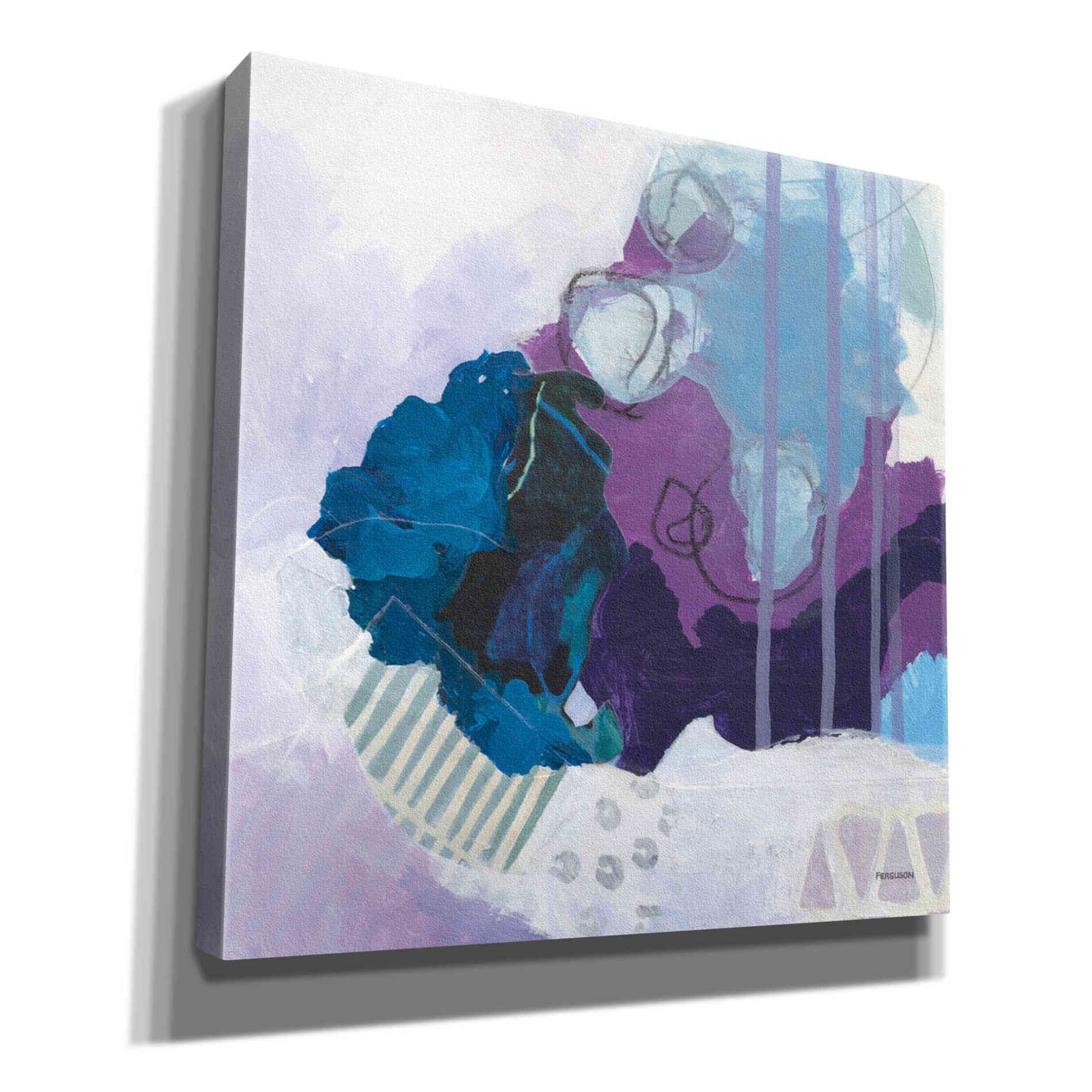 'Amethyst' by Kathy Ferguson, Canvas Wall Art