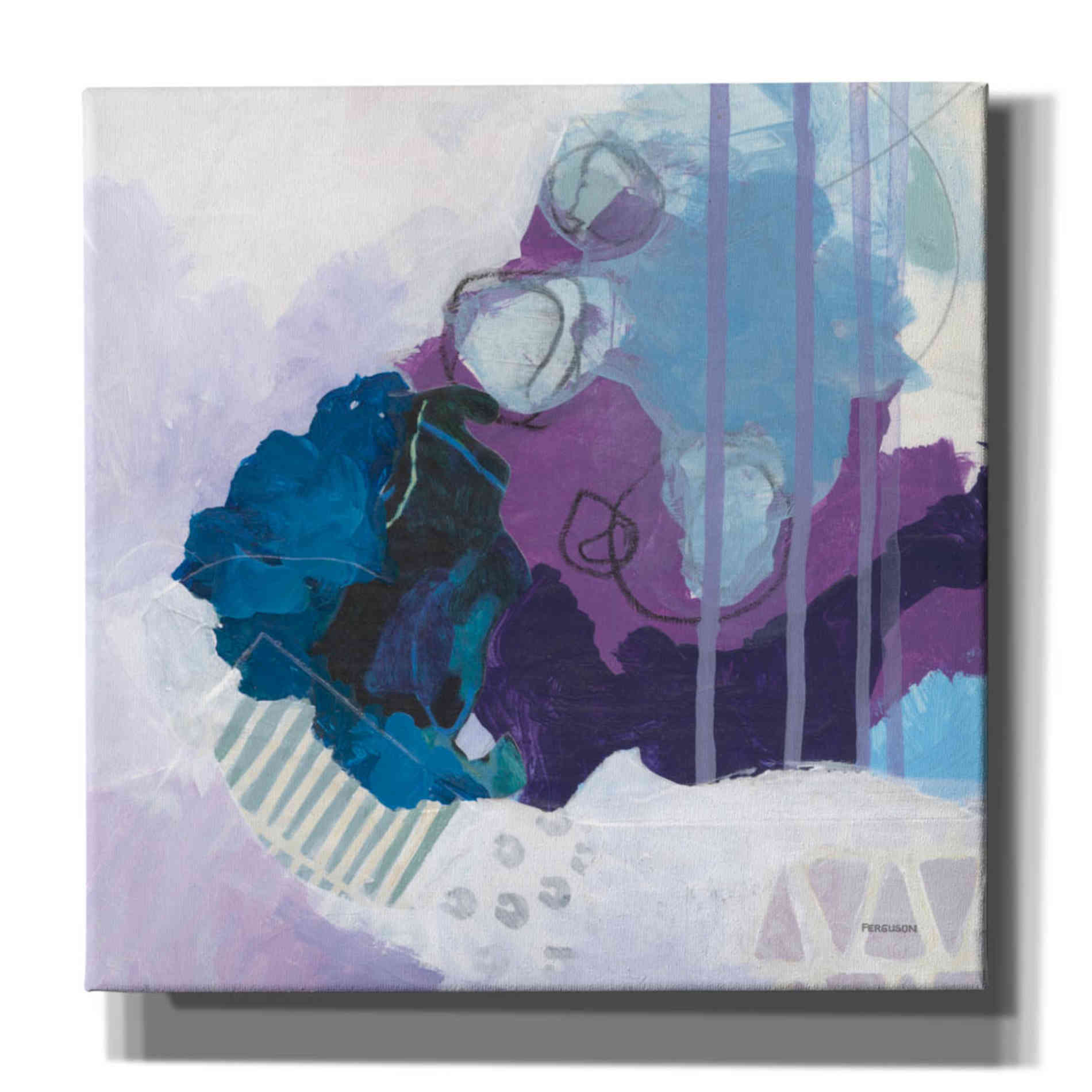 'Amethyst' by Kathy Ferguson, Canvas Wall Art