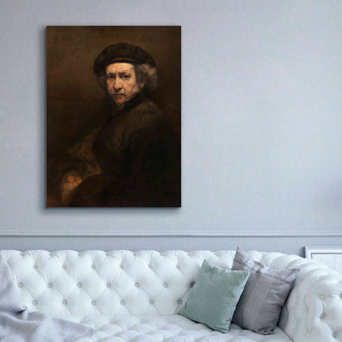 Image of 'Self-Portrait' by Rembrandt, Canvas Wall Art,40 x 54
