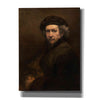 'Self-Portrait' by Rembrandt, Canvas Wall Art