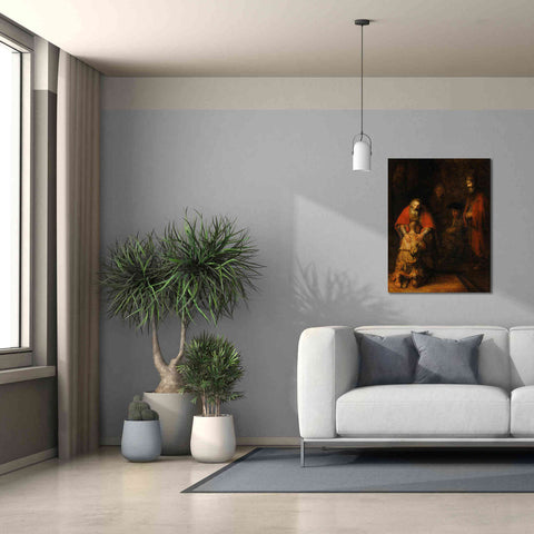 Image of 'The Return of the Prodigal Son' by Rembrandt, Canvas Wall Art,26 x 34