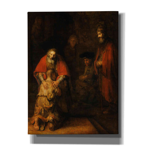 Image of 'The Return of the Prodigal Son' by Rembrandt, Canvas Wall Art