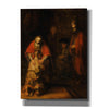'The Return of the Prodigal Son' by Rembrandt, Canvas Wall Art