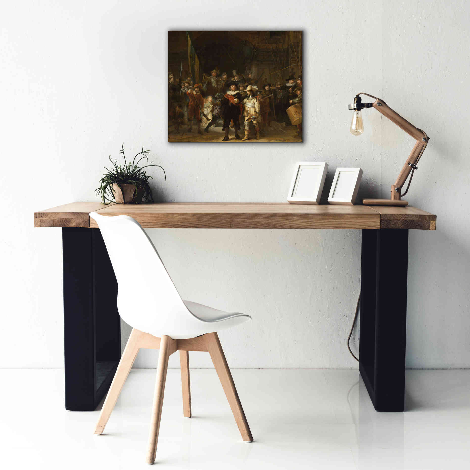 'The Night Watch' by Rembrandt, Canvas Wall Art,24 x 20