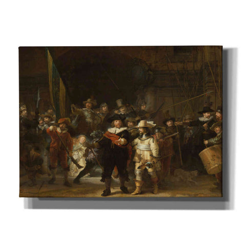 Image of 'The Night Watch' by Rembrandt, Canvas Wall Art