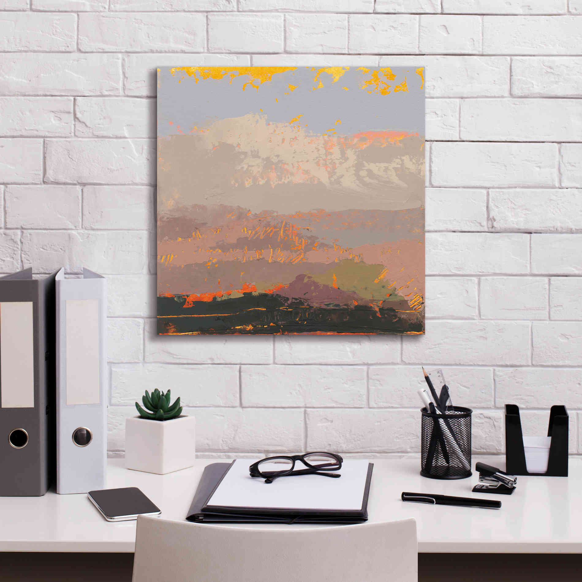 'Soft Day I' by Grainne Dowling, Canvas Wall Art,18 x 18